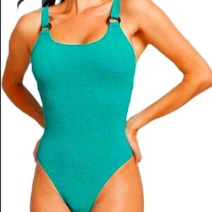 Teal One Piece Swimsuit
